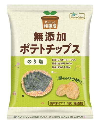 ノースカラーズ 純国産ポテトチップス のり塩