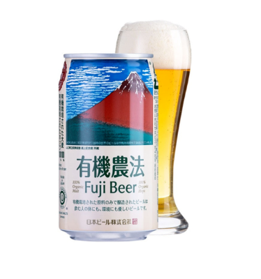 日本ビール 有機農法 Fuji Beer【缶】